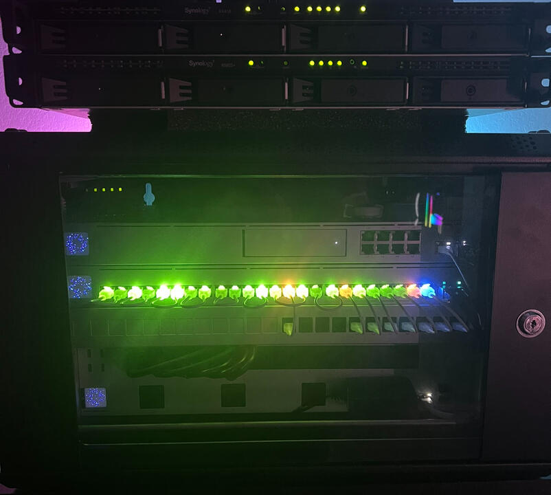 NAS|NETWORK RACK ETHERLIGHTING